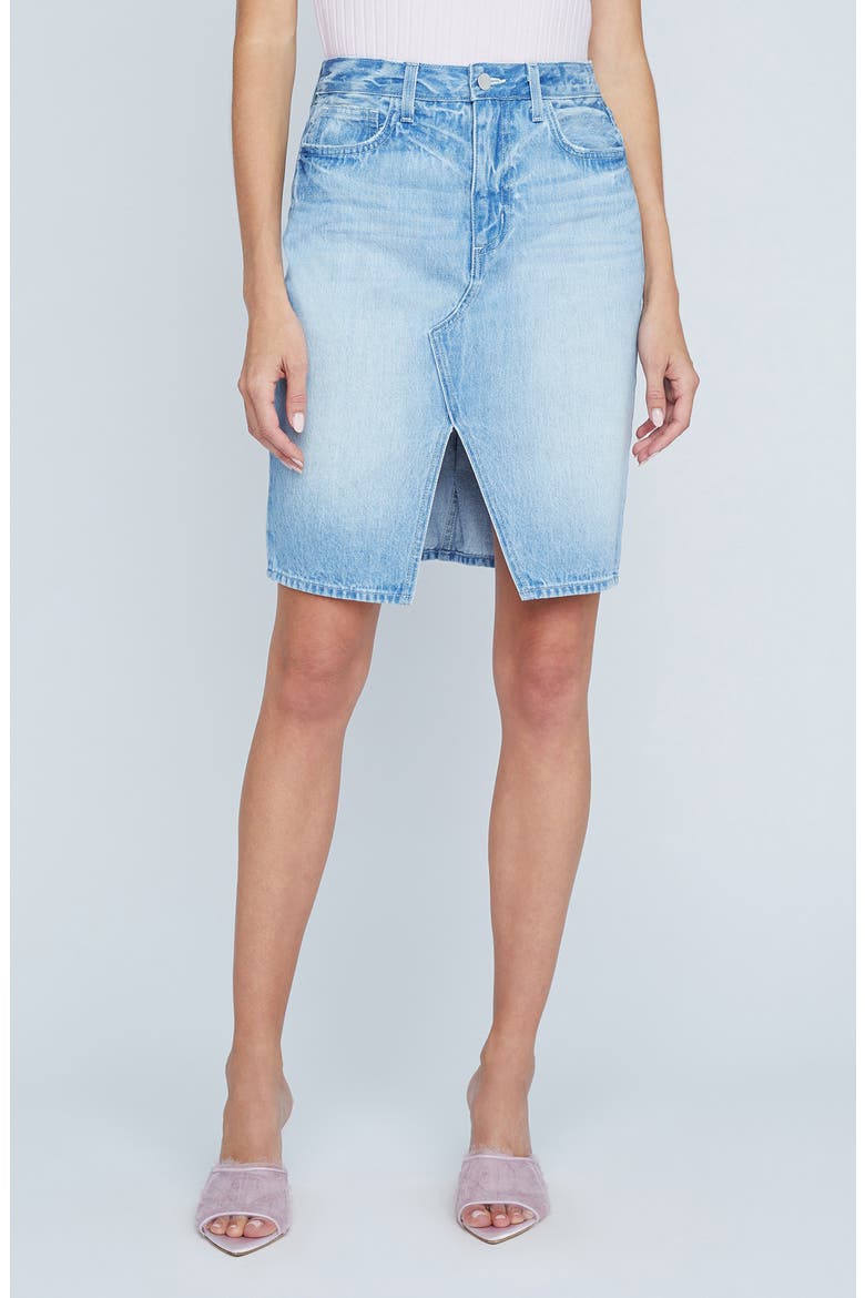 Tylee Denim Skirt, Main, color, PALISADE