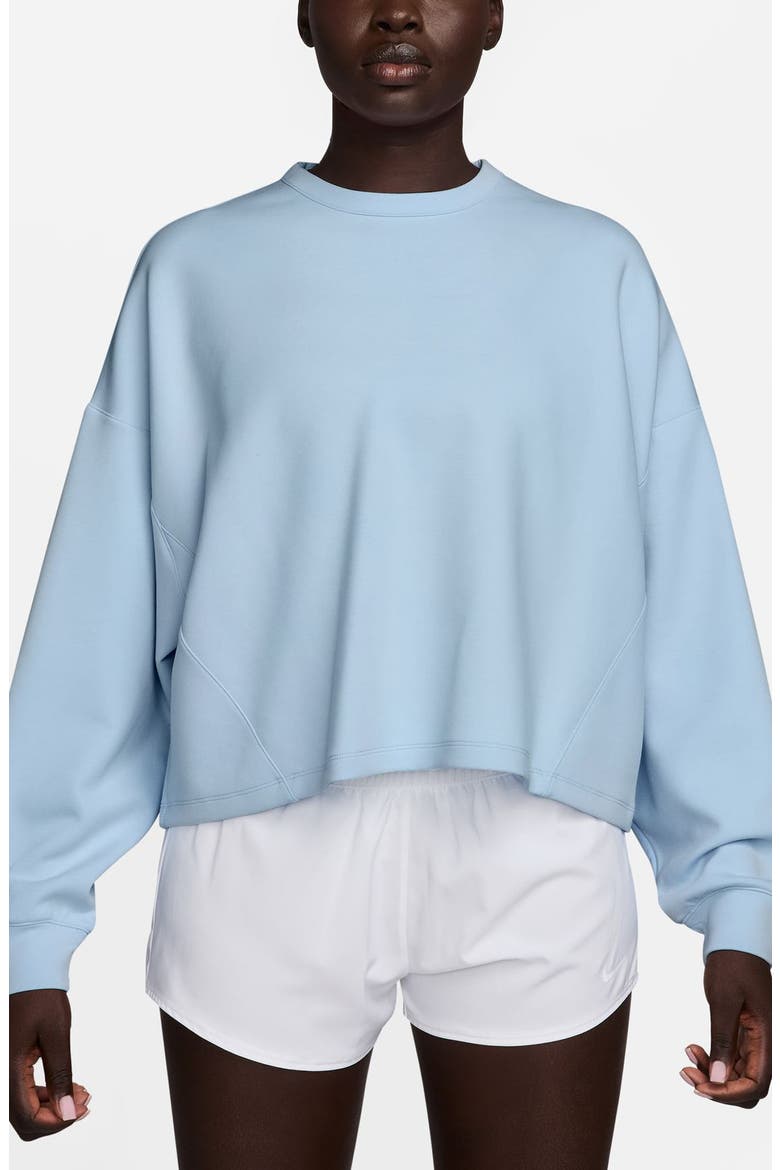 ImpossiblySoft Dri-FIT Oversize Sweatshirt, Main, color, COASTAL BLUE