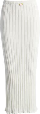 EDIKTED Rosebud Back Slit Knit Maxi Skirt