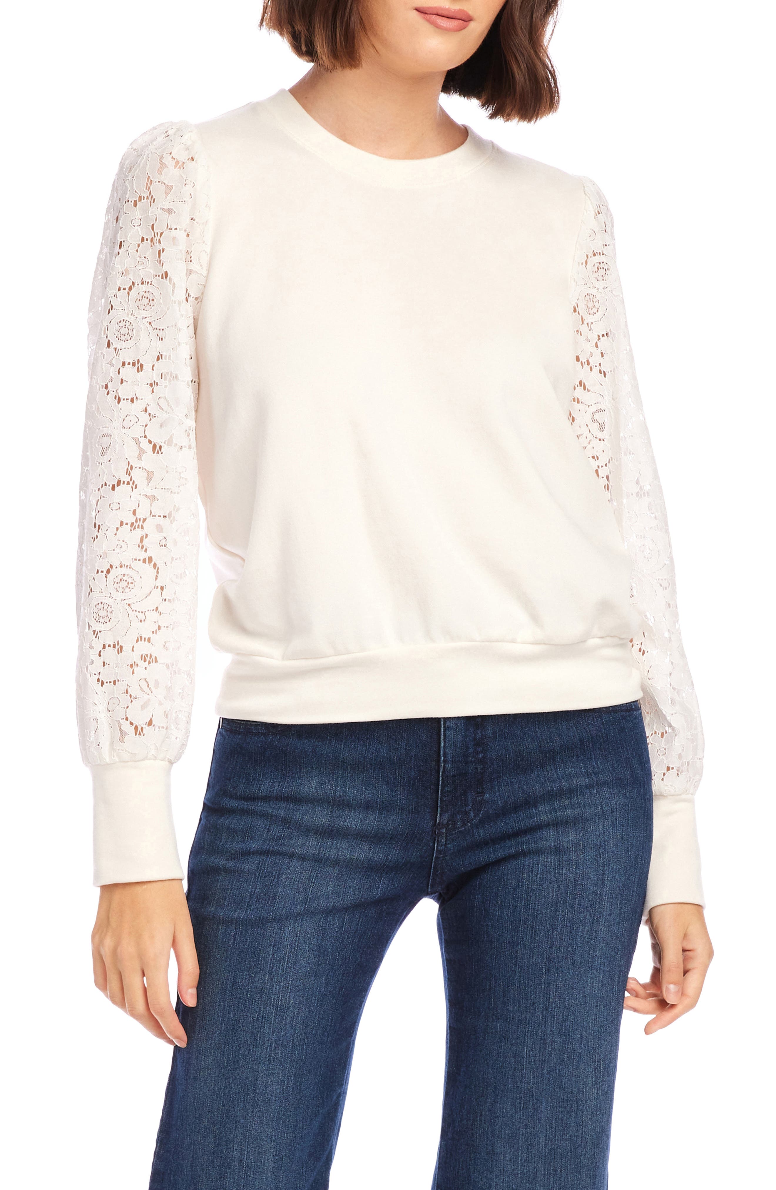 Women's Lace Sweatshirts \u0026 Hoodies | Nordstrom