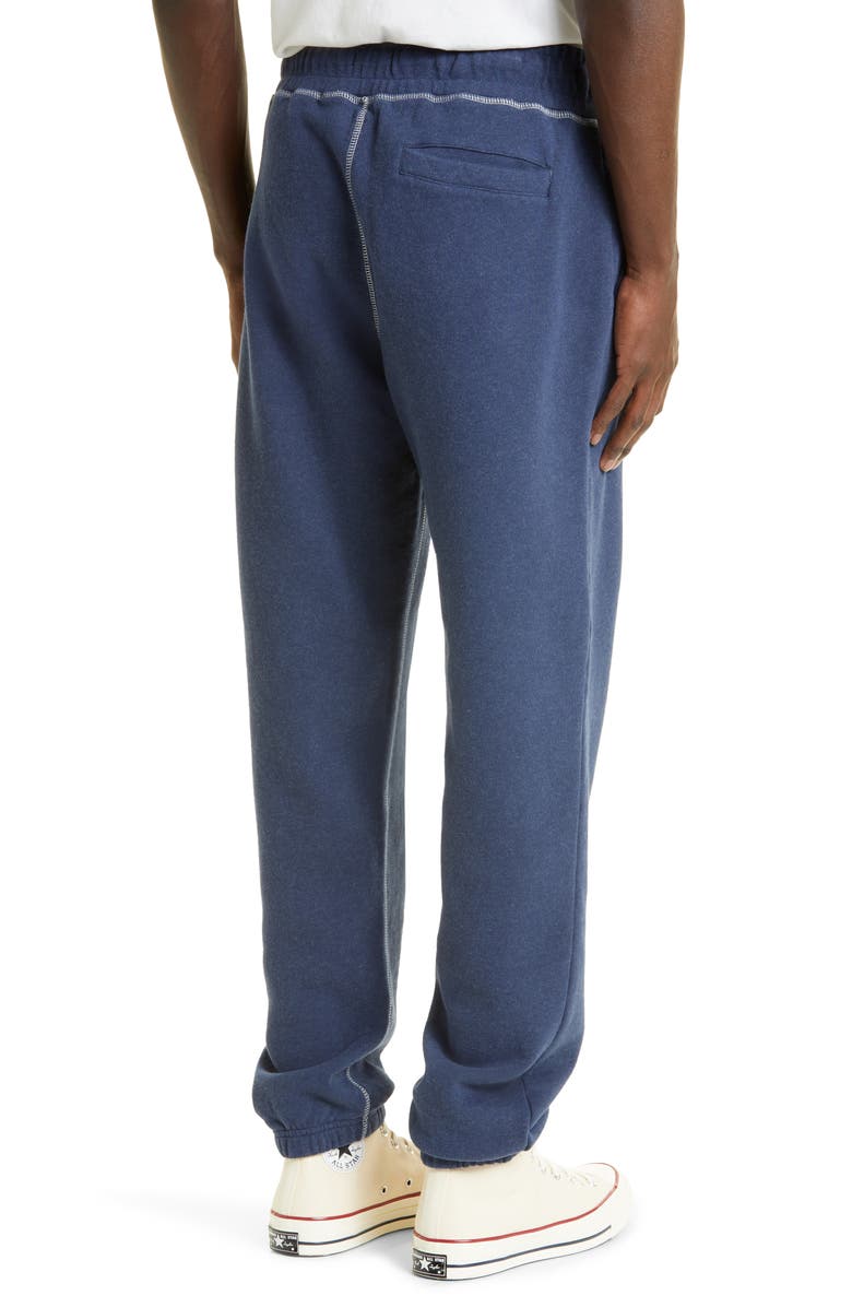 Sunspel Contrast Stitch French Terry Joggers, Alternate, color, 