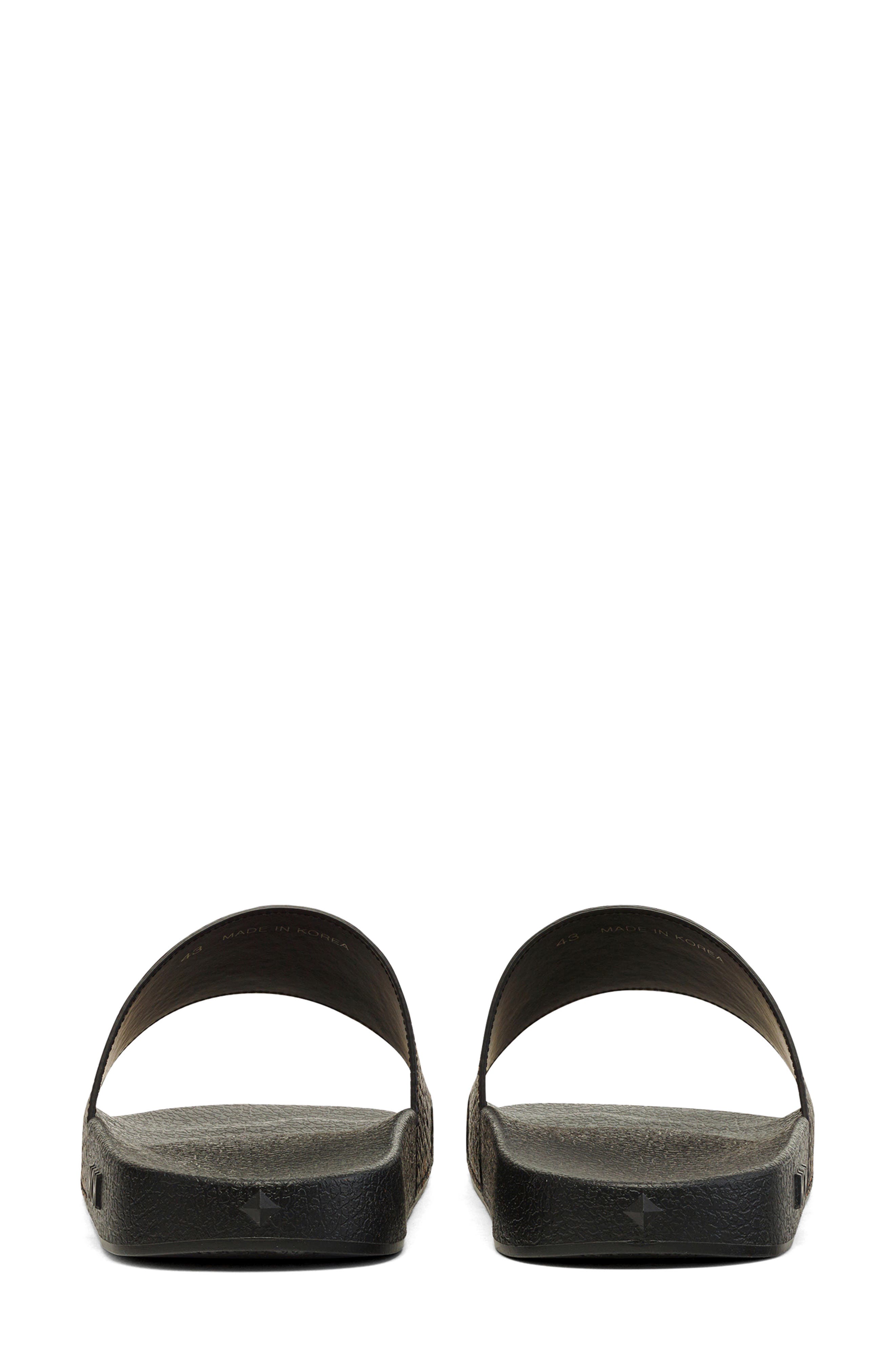 MCM Monogram Slide Sandal, Alternate, color, 