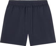 FRAME Seersucker Drawstring Shorts