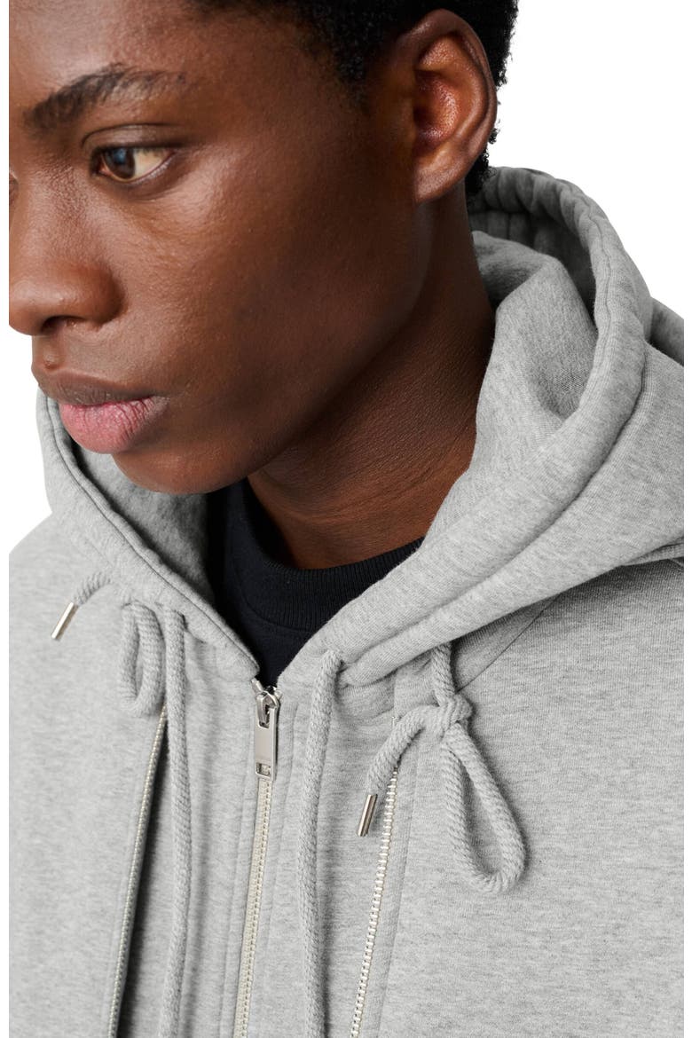 Trey Mélange Hoodie, Alternate, color, Grey Melange