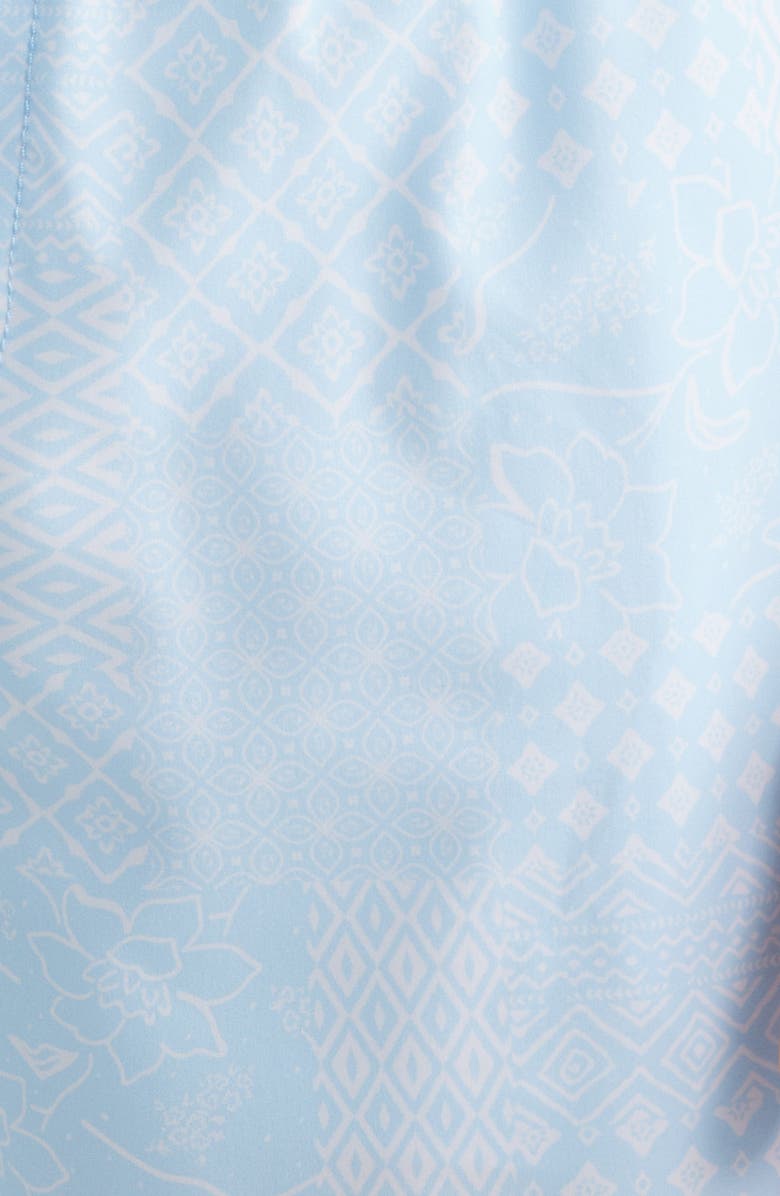 Vintage Summer Stretch Volley Swim Trunks, Alternate, color, Blue