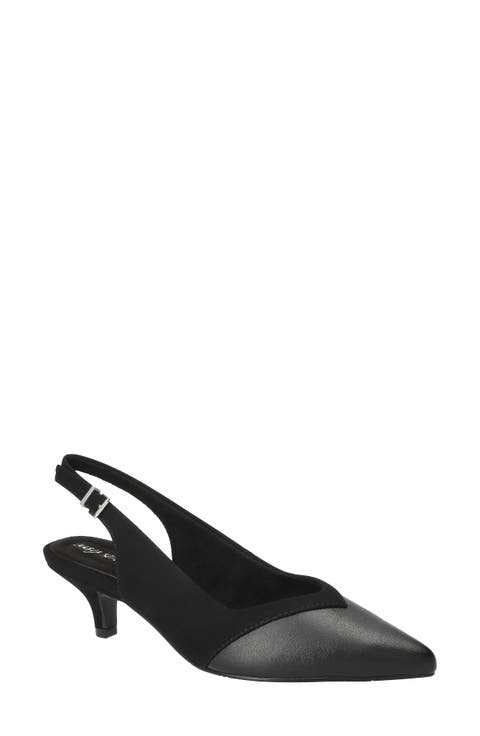 Vivid Kitten Heel Slingback Pump (Women)