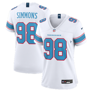 Nike Women's Nike Jeffery Simmons White Tennessee Titans Game Jersey