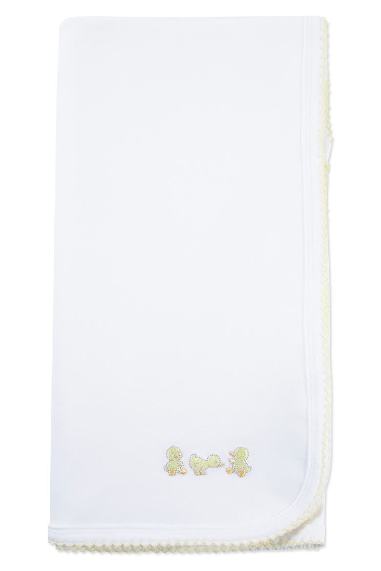 Sweet Duck Cotton Blanket (Nordstrom Exclusive), Main, color, WHITE