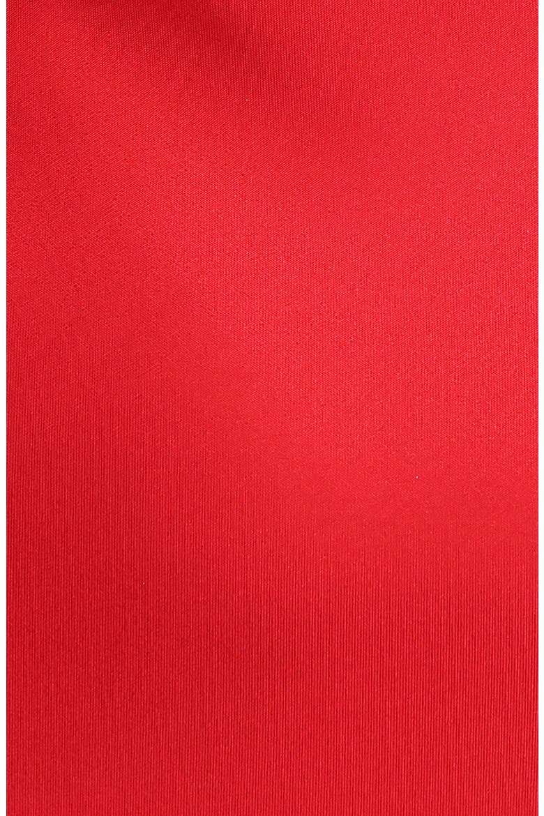 Anabelle Mock Neck Satin Maxi Dress, Alternate, color, RED