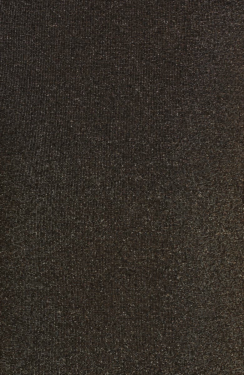 Petal & Pup Taylor Metallic Long Sleeve Minidress, Alternate, color, Gold