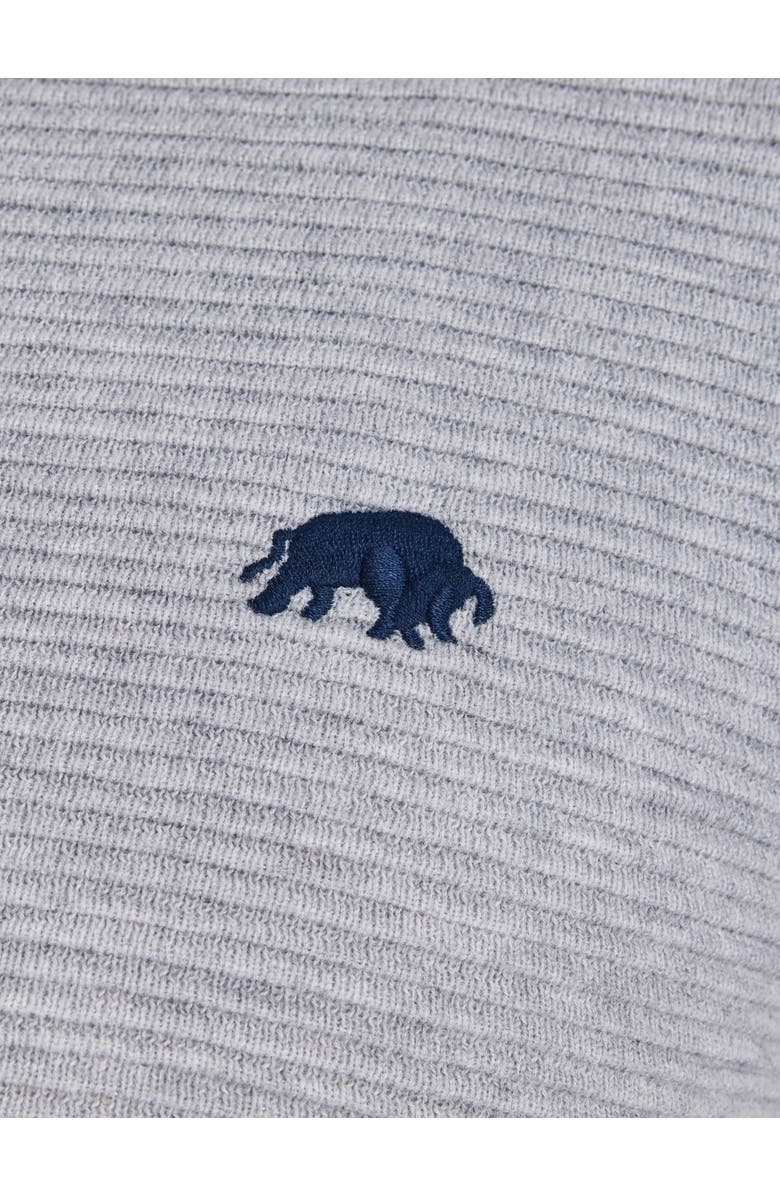 Raging Bull Classic Ribbed Quarter Zip Knit Jumper, Alternate, color, Grey