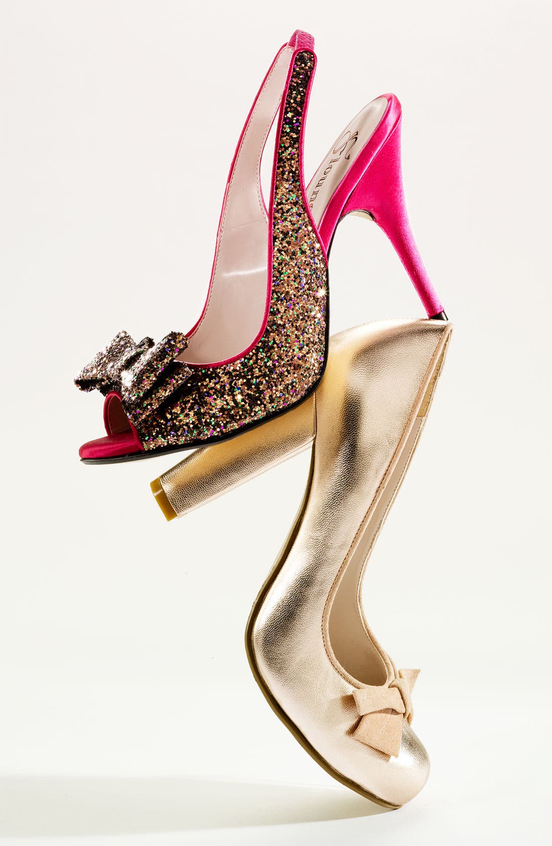 'Sparkle' Slingback, Alternate, color, MULTI FUCHSIA GLITTER