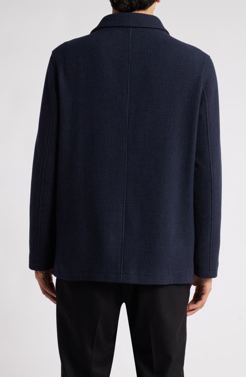 HART SCHAFFNER MARX HART SCHAFFNER MARX SONOMA TEXTURED WOOL BLEND BUTTON-UP JACKET