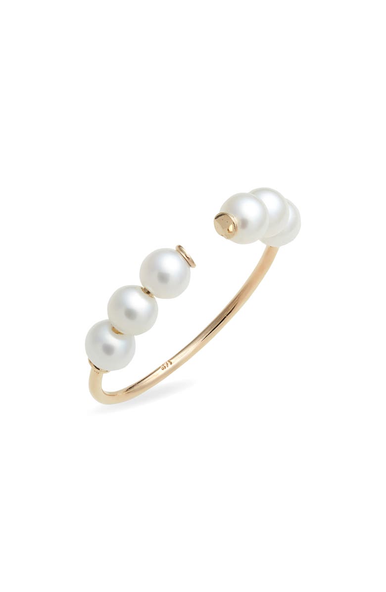 Poppy Finch Freshwater Pearl Open Ring, Main, color,
