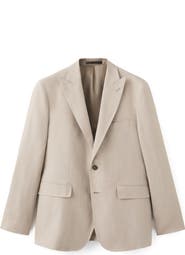 MANGO Amalfi Linen Slim Fit Blazer
