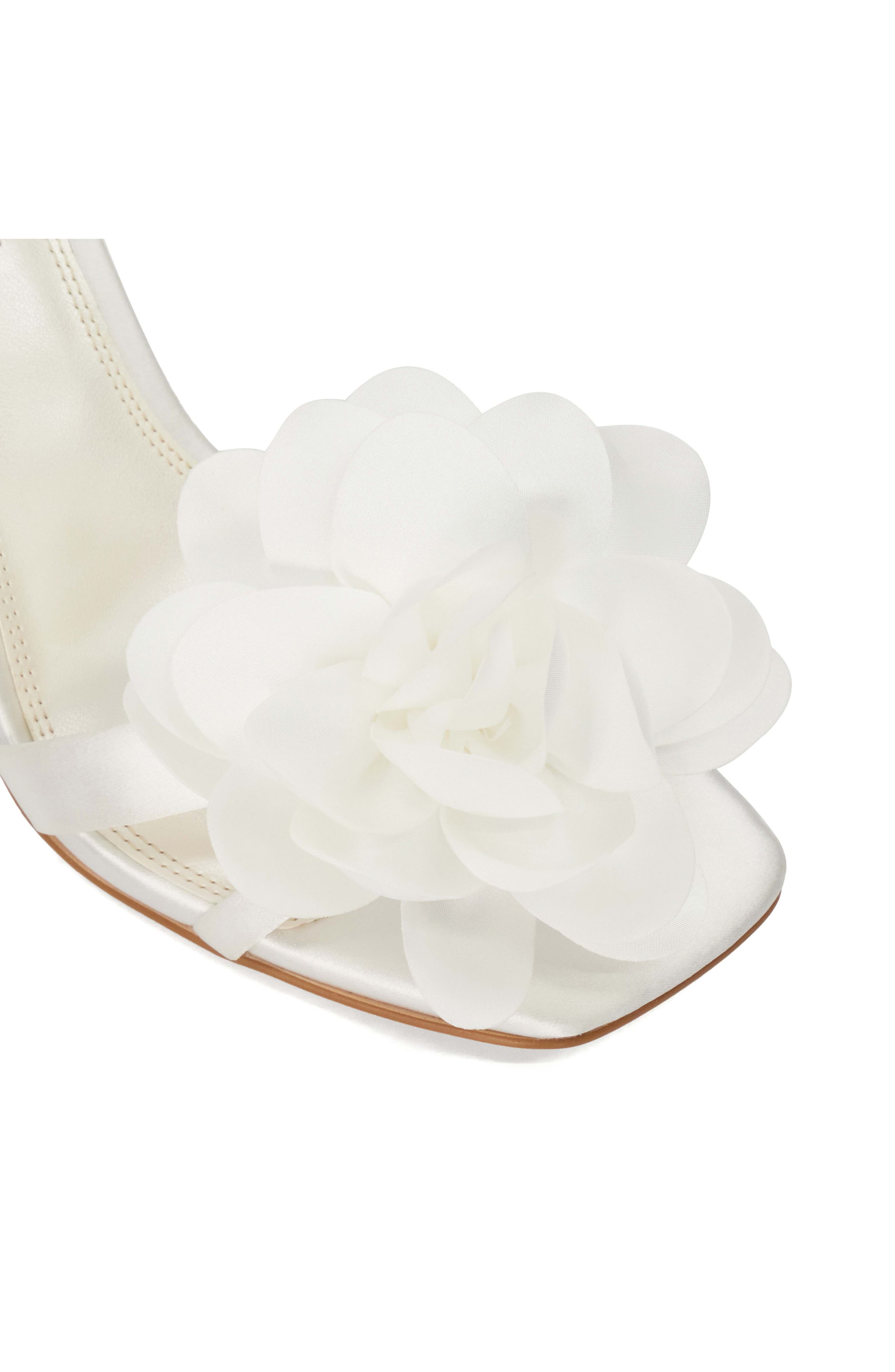 Dune London Memorise Ankle Strap Sandal, Alternate, color, White