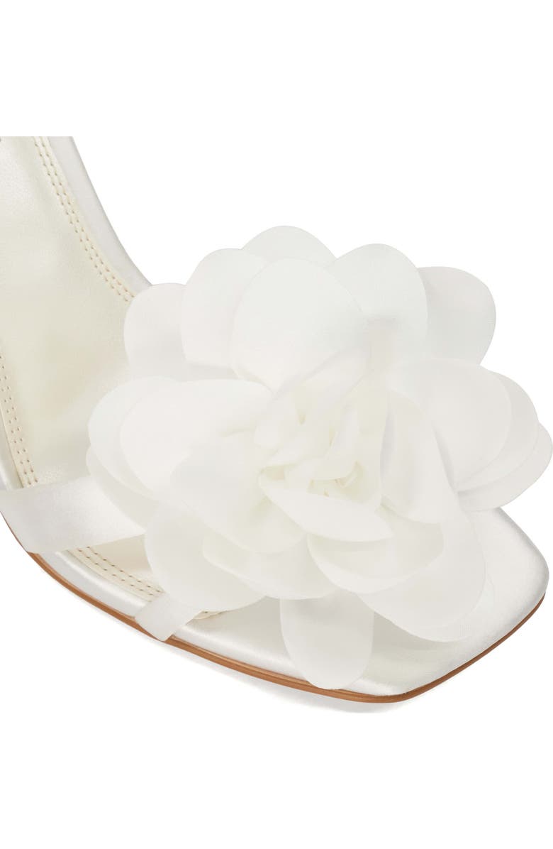 Dune London Memorise Ankle Strap Sandal, Alternate, color, White