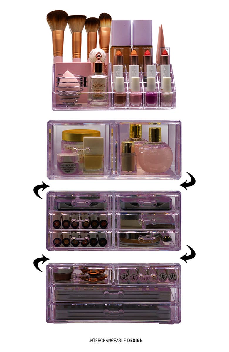 SORBUS Makeup and Jewelry Storage Case, Alternate, color, 