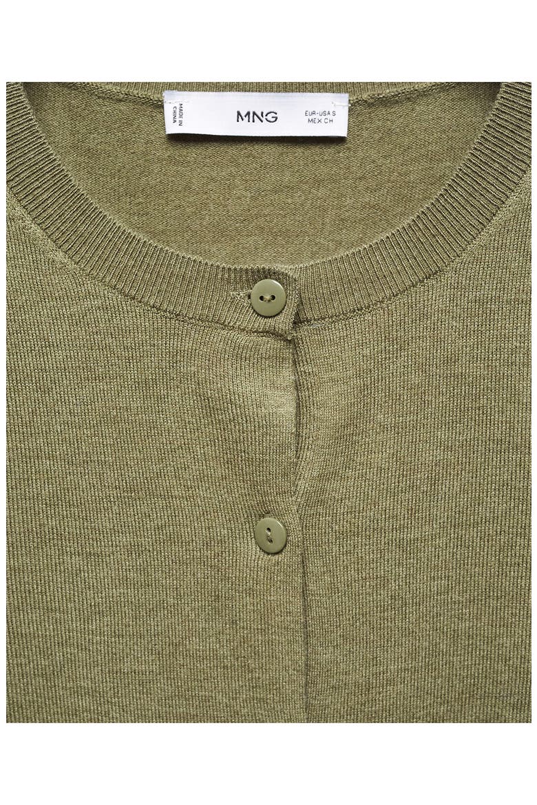 Button-Up Cardigan, Alternate, color, KHAKI GREEN