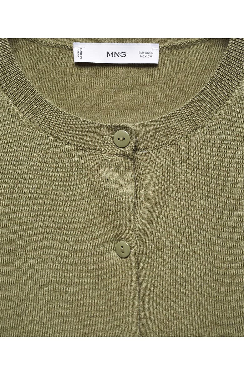 MANGO Button-Up Cardigan, Alternate, color,