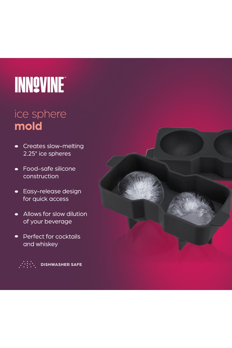 Ice Sphere Mold, Alternate, color, Grey