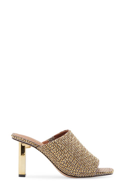 Kurt Geiger London Crystal High Mule In Beige
