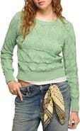 Lucky Brand Open Stitch Sweater