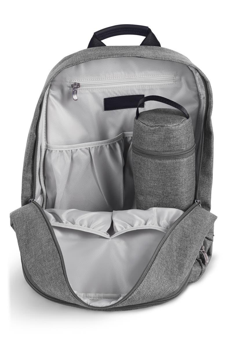 Diaper Changing Backpack, Alternate, color, BLACK