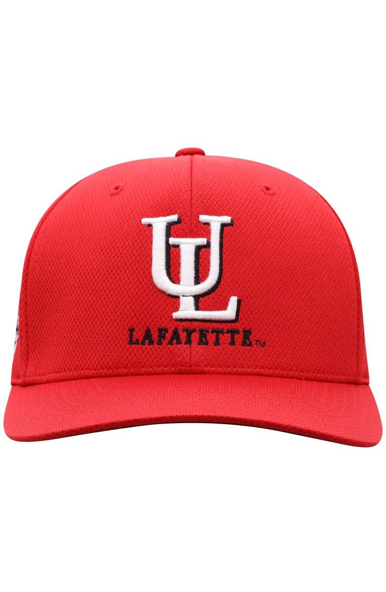 TOP OF THE WORLD Men's Top of the World Red Louisiana Ragin' Cajuns Reflex Flex Hat, Main, color, Red