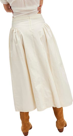 Katia Cotton Poplin Maxi Skirt