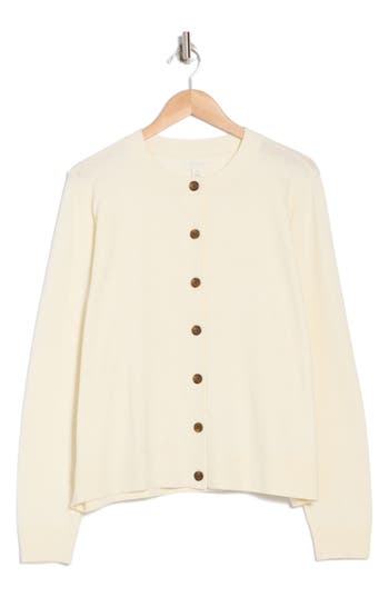 CASLON CASLON® CLASSIC CREWNECK CARDIGAN