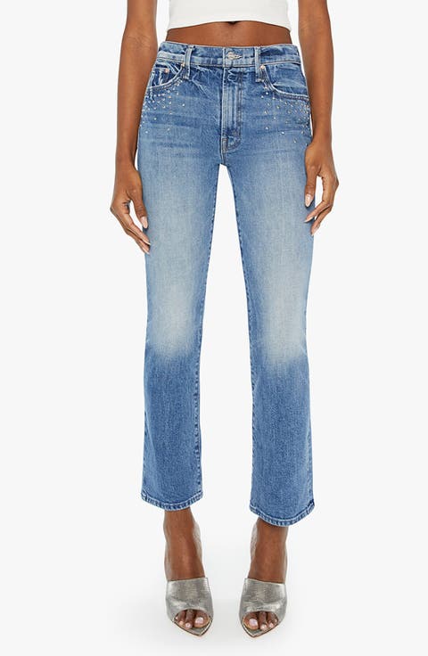 The Insider Flood High Waist Bootcut Jeans (Metal Magic)