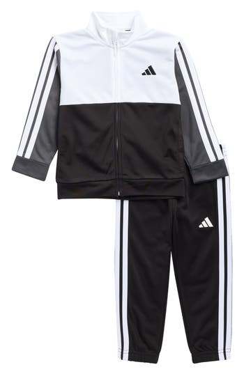 Adidas Originals Adidas Kids' Colorblock Tricot Jacket & Joggers Set In Multi