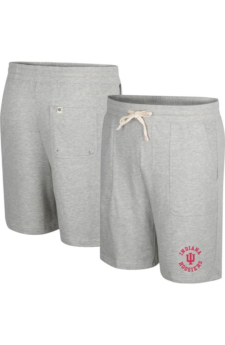 COLOSSEUM Men's Colosseum Heather Gray Indiana Hoosiers Love To Hear This Terry Shorts, Main, color, 