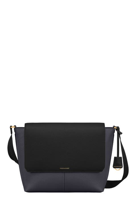 Leather Flaire Messenger Bag