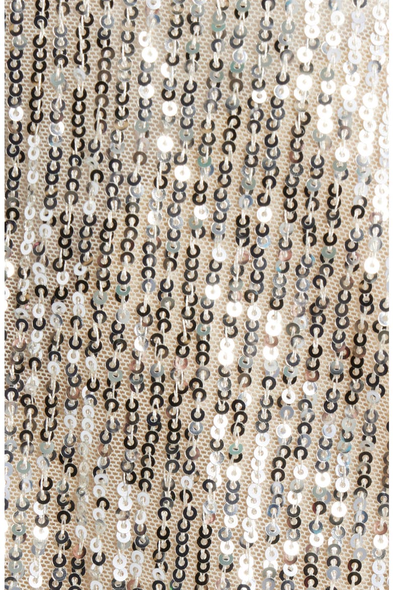 Jilloi Sequin Bomber Jacket, Alternate, color, OPEN BEIGE