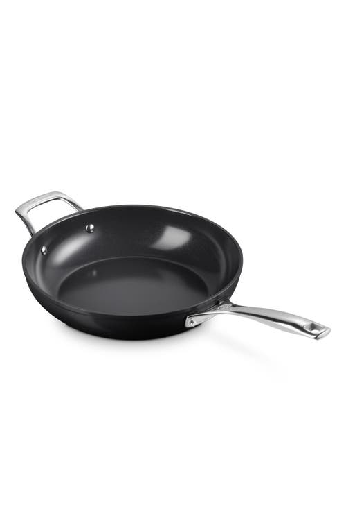 Le Creuset Essential Nonstick Ceramic 12-inch Deep Fry Pan In Black