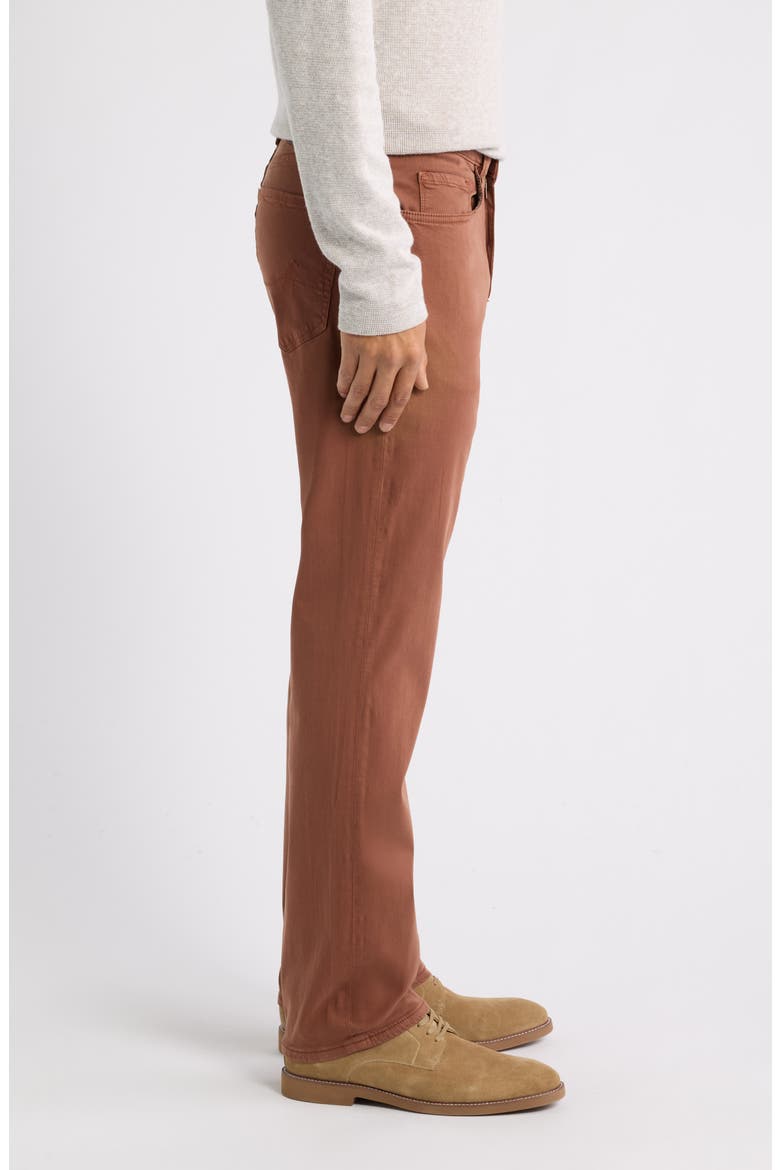 Charisma Relaxed Straight Leg Twill Pants, Alternate, color, TERRACOTTA TWILL