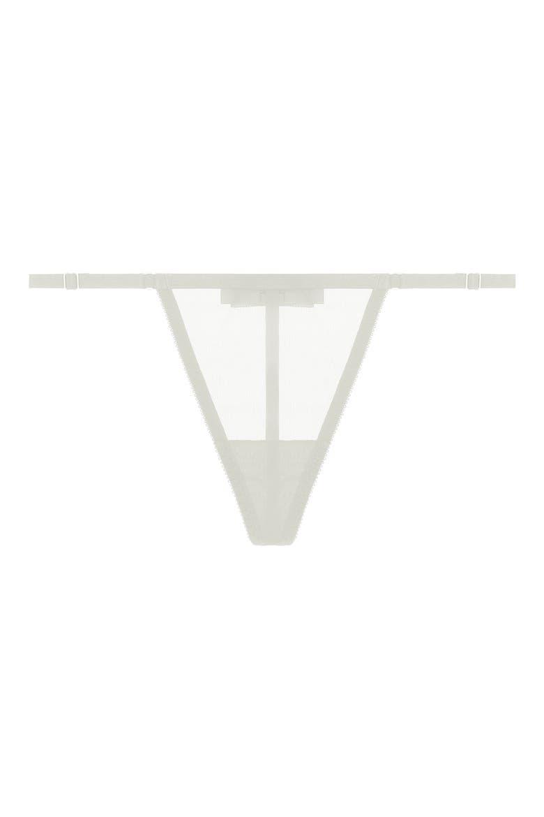 Odette Mesh Thong, Alternate, color, BLANC
