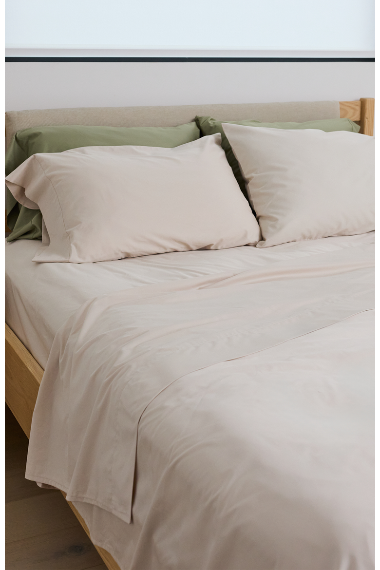 Performance Cotton Sheet Set, Alternate, color, Sand