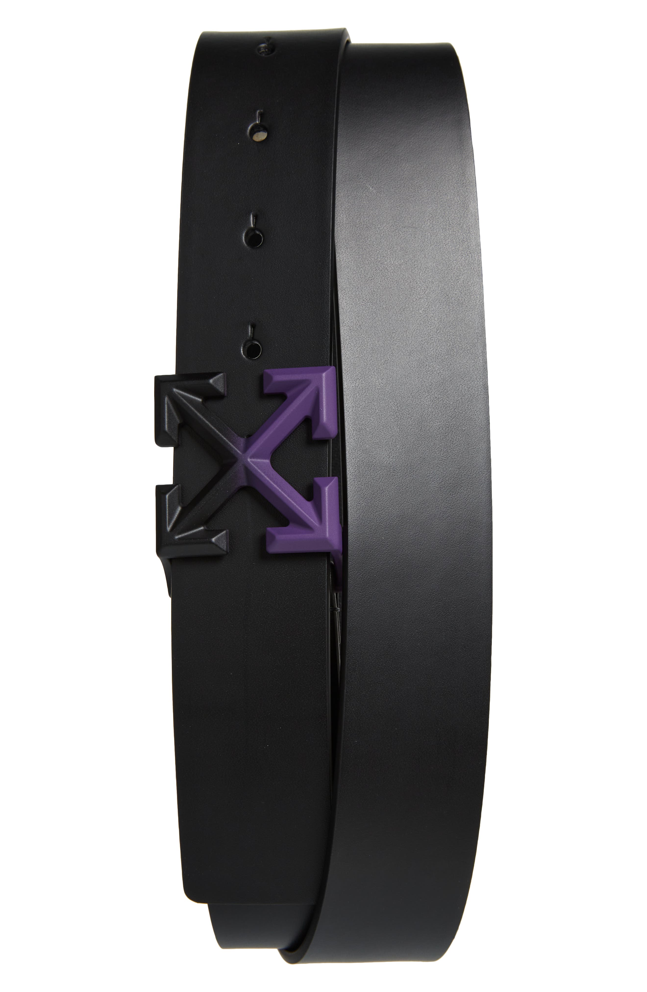 off white arrow leather belt