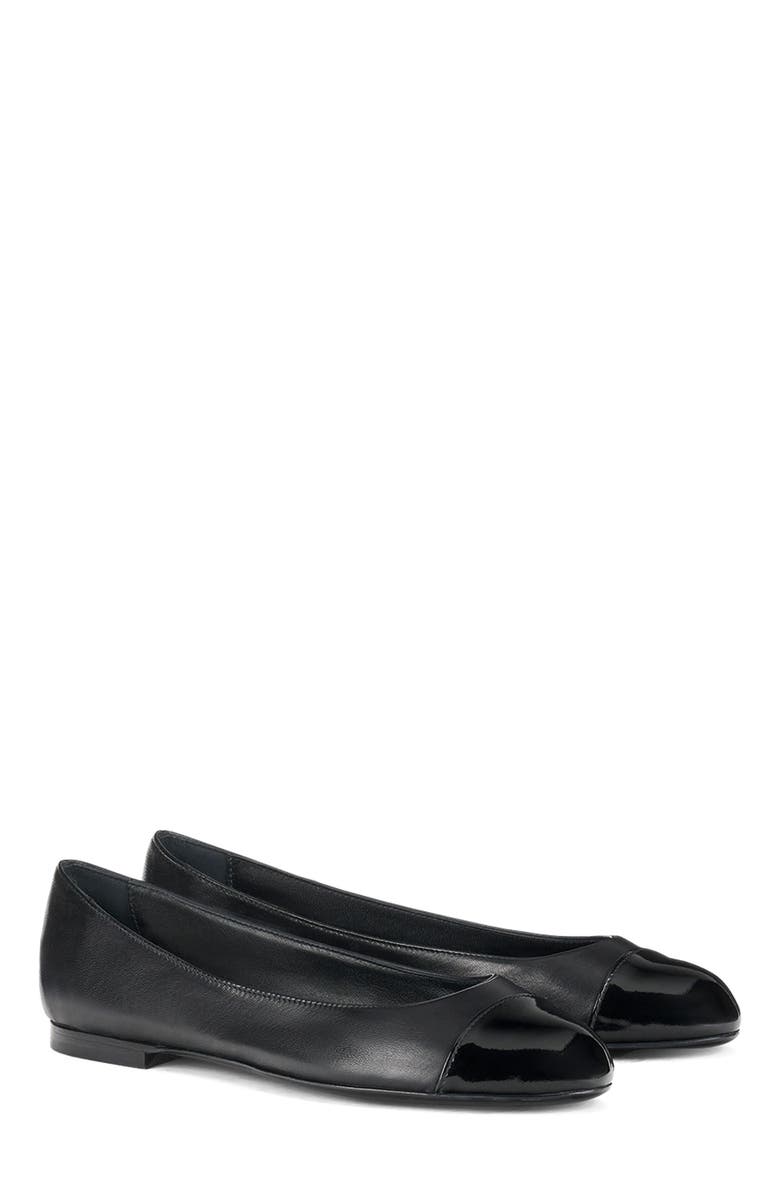 AGL Milly Bicolor Ballet Flat, Alternate, color, Black