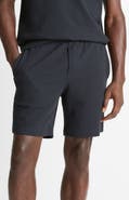 Vince Stretch Cotton Seersucker Shorts