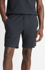 Vince Stretch Cotton Seersucker Shorts