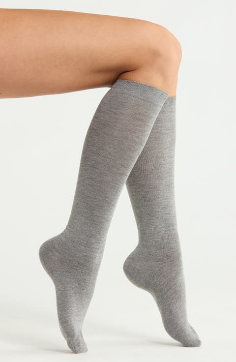 Assorted 2-Pack Everyday Flat Knit Knee High Socks