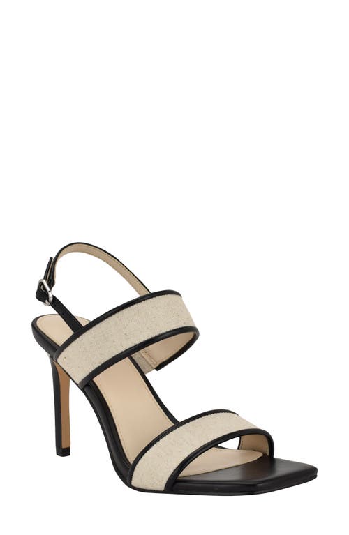 Calvin Klein Amour Slingback Sandal In Medium Natural