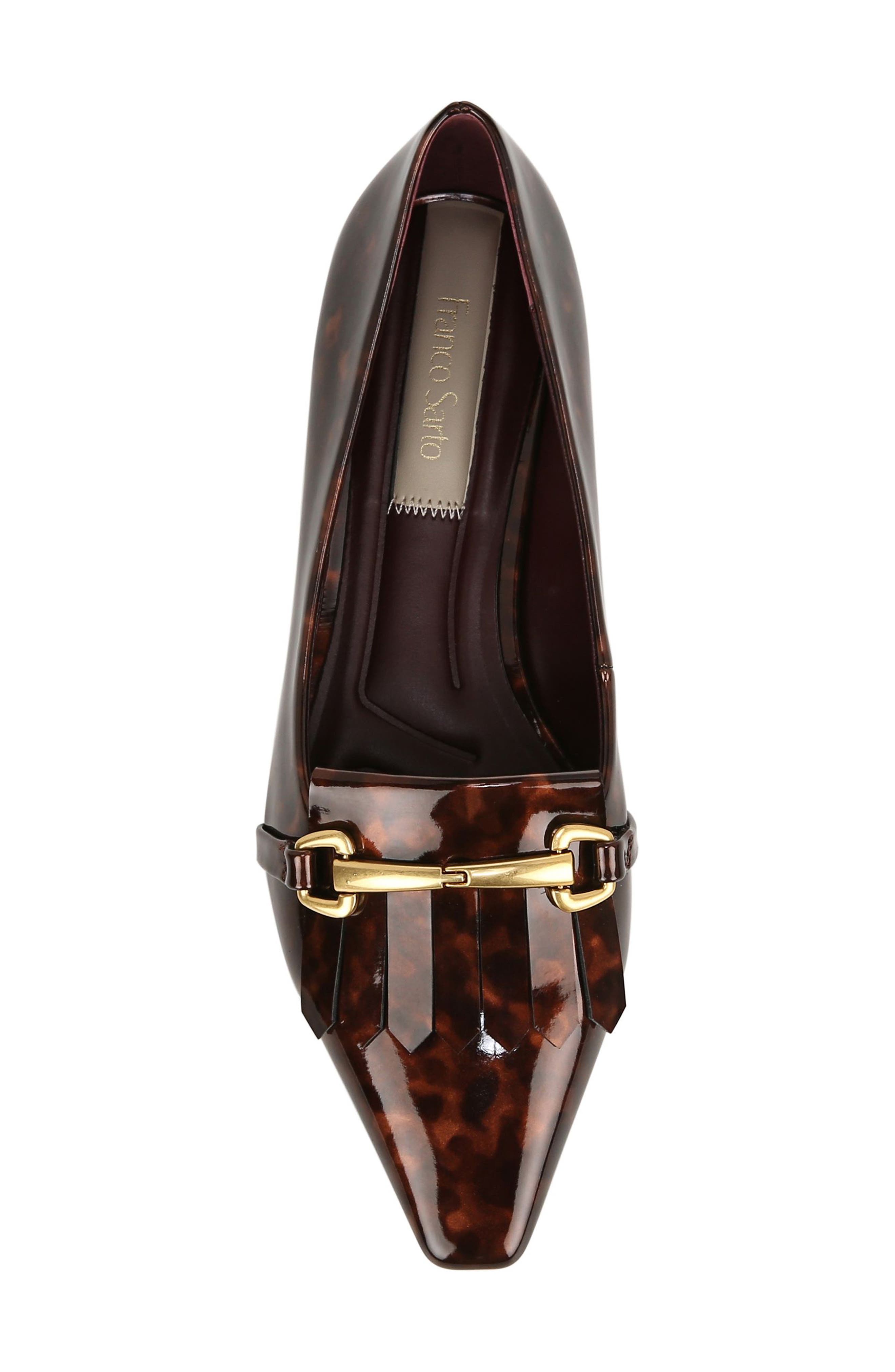 Rina Kiltie Bit Flat, Alternate, color, BROWN MULTI