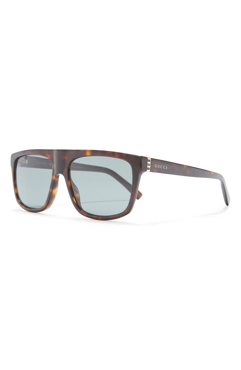 Gucci 57mm Modified Square Sunglasses, Alternate, color,