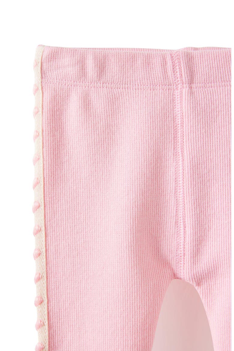 Baby Essential Rib Legging, Alternate, color, Blush Pink Heart Trim