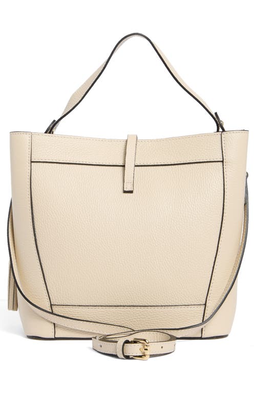 Valentino By Mario Valentino Callie Medallion Shoulder Bag In White